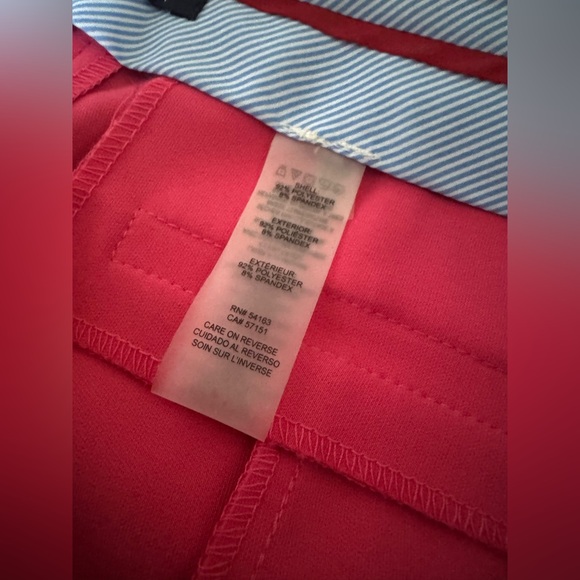 TOMMY HILFIGER-NWT Women's Pink Cropped Trousers - Picture 11 of 14